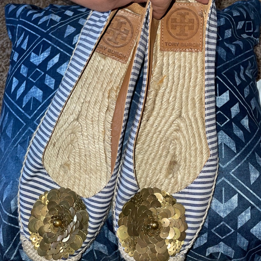 Tory Burch striped espadrilles
